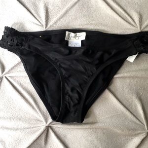 Black bikini bottom